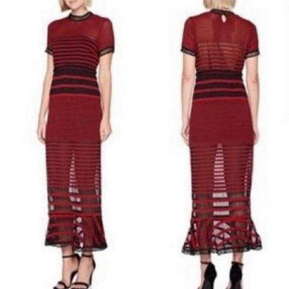 Anthropologie Foxiedox Cassius Striped  Maxi Dress - Picture 6 of 16